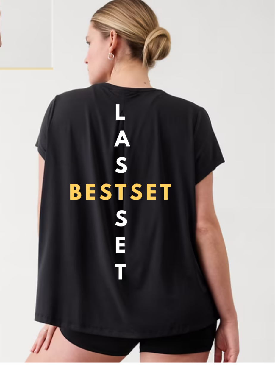 Last Set Best Set Performance Tee