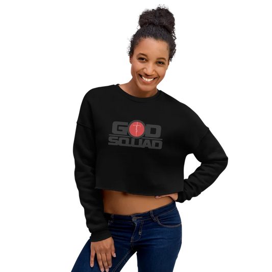 God Squad Logo Crop Sweatshirt