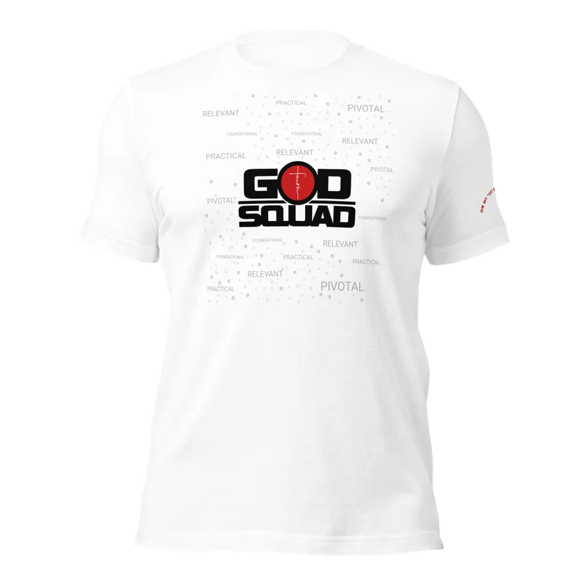 God Squad Unisex White Bella Canvas T-Shirt