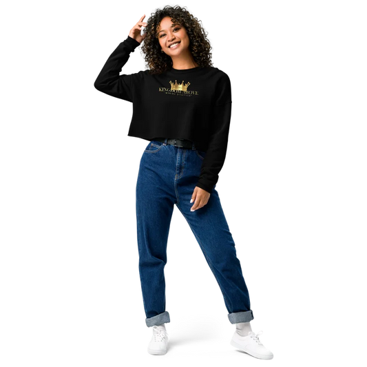 Kingdom Above Logo Crop Sweatshirt