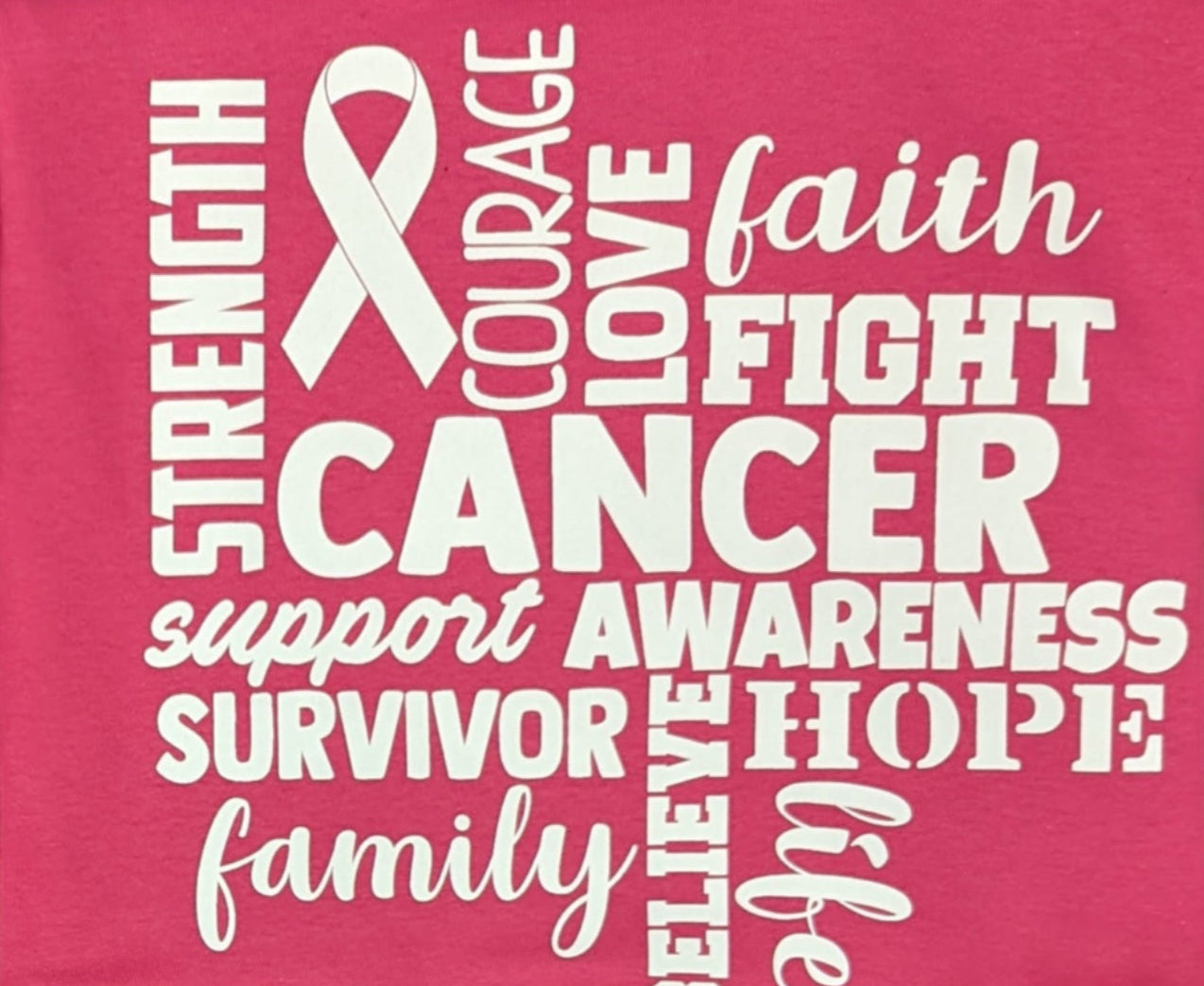 Words of Hope Cancer Awareness Tee