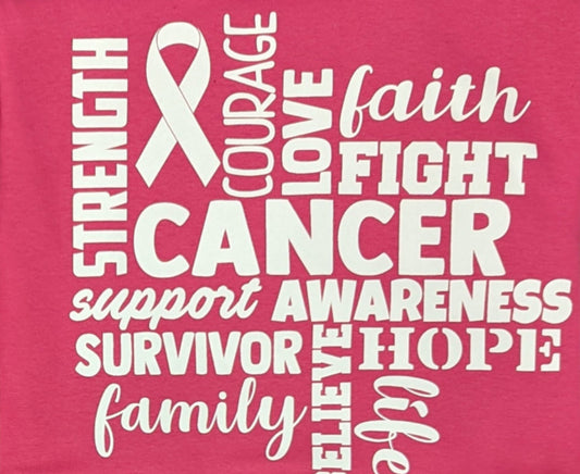 Words of Hope Cancer Awareness Tee